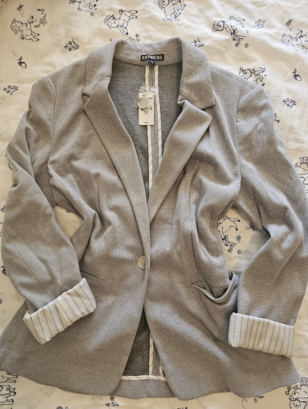 Express Women's Gray Blazer